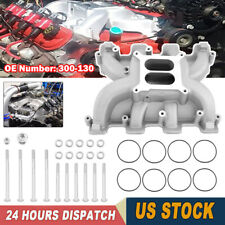 Dual Plane Carbureted Intake Manifold For GM LS1/LS2/LS6 5.3L 6.0L 300-130 MSD picture