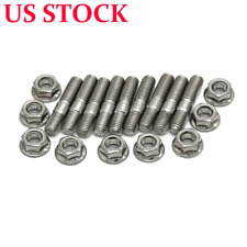 9X Exhaust Manifold Stud For Honda Acura only Kit B / D Series Civic Integra V3 picture