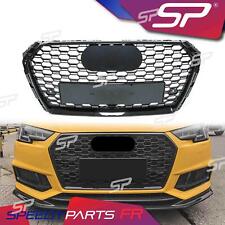 RS4 Style Front Bumper Grille Honeycomb Mesh Grill for Audi B9 A4 S4 2017-2019 picture