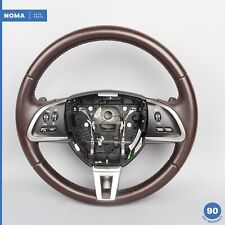 12-15 Jaguar XF XFR X250 Steering Wheel w/ Switch CX233L598AB Truffle AMS OEM picture