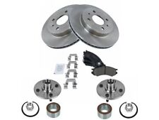 For 1994-2002 Saturn SL1 Brake Pad and Rotor and Wheel Bearing Kit Front 31324XX picture