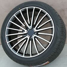 Set(4) Wheel/Tire Package 22x9/22X10.5 5x112 Benz GLE63 GLE350 GLS450 GLE550 picture