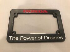 Genuine Honda Power of Dreams Motorcycle License Plate Frame  picture