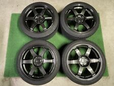JDM Best RAYS TE37 SAGA 189J ET+45 PCD114.3 5H Forged VolkRacing Rays No Tires picture