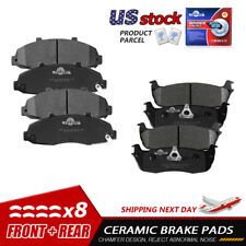 Front and Rear Ceramic Brake Pad for 1999-2003 Ford F-150 2002 Lincoln Blackwood picture