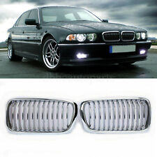 For BMW E38 740i 740iL 750iL 1999-2002 00 Chrome Front Kidney Grilles Hoods picture