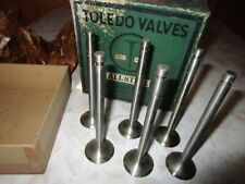 6 NOS Toledo Steel T509 Intake Valves 1927 1928 1929 Nash Special Six 6 Cylinder picture