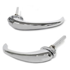 48-52 Ford F1 F-Series Pickup Truck Outside Door Handle Chrome PAIR picture