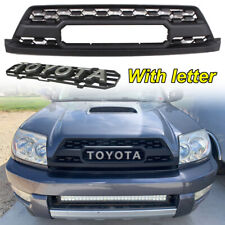 Front Grille For Toyota 4RUNNER 2003 2004 2005 Bumper Grill W/Letter Matte Black picture