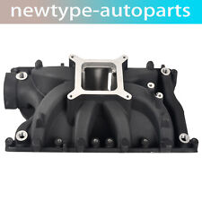 For Ford 351W Windsor V8 SBF Air Gap Single Plane Intake Manifold Black picture