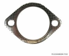 P2M Universal 80MM 2 Bolt Down / Test Pipe Exhaust Gasket With Fire Ring 3