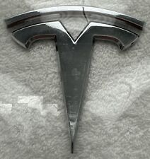 Tesla Model X Rear Liftgate Lid T-Logo Badge Emblem OEM Chrome 1047854-00-A picture