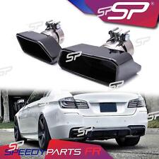 Sporty Exhaust Tips Black for 11-16 BMW 5 Series F10 F11 528i 535i M sport picture