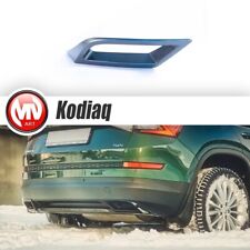 NEW Rear Imitating Bumper Exhaust Covers Space Gray for Skoda Kodiaq 2016-2023 picture