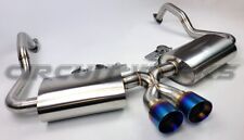 For 09-12 Porsche Boxster Cayman Base / S 987 Exhaust Muffler Burnt Tips 987.2 picture
