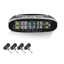 Wireless Solar TPMS LCD Car Tire Pressure Monitoring System W/4 Internal Sensors picture