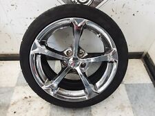 PITTED 10-13 C6 Corvette Grand Sport OEM 18x9.5 Front Speedline Chrome Wheel picture