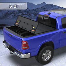 5.8FT Hard Truck Bed Tonneau Cover For 2007-13 Silverado Sierra 1500 3Fold New picture