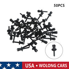 50 Pcs Trim Retainer Rivets Clips Fastener Fit for BMW 325iX 323is 328iC picture
