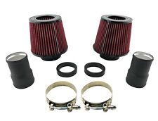 N54 Dual Cone Filter Air Intake Kit for BMW 135i 335i 535i Z4 3.0L Twin Turbo I6 picture