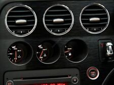 For Alfa Romeo 159 Brera Polished Aluminum Chrome Air Vents Rings Surrounds 5pcs picture