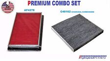 NEW Engine & CARBONIZED Cabin Air Filter for 2016 - 2021 NISSAN MAXIMA MURANO V6 picture