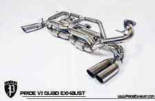PRIDE EXHAUST ACURA NSX V2 QUAD Tips F1 Exotic Tone Perfomance Catback System picture