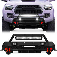 Front Bumper for 16-2023 3rd Gen Tacoma Pickup Truck  w/ Winch Plate & LED Light picture