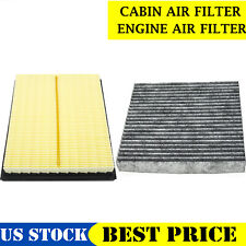 CARBON CABIN & ENGINE AIR FILTER KIT FOR TOYOTA PRIUS 1.8L ENGINE  2015 - 2010 picture