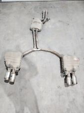 2013-2016 AUDI S4 3.0T FULL REAR SECTION EXHAUST PIPE MUFFLERS ASSEMBLY OEM picture