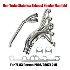 For 77-83 Nissan/Datsun 280Z 280ZX L28E 2.8L Non-Turbo Stainless Exhaust Header picture
