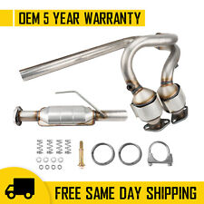 Fit For 2004-2006 Jeep Wrangler 4.0L Catalytic Converter Exhaust Y-Pipe Kit picture