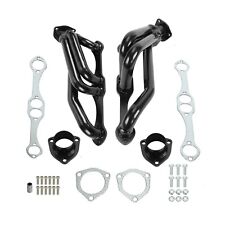 Engine Swap Headers for Small Block Chevy Blazer S10 S15 283 302 350 V8 Black picture