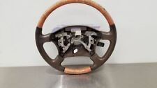 2000 LEXUS LX470 STEERING WHEEL WITH CRUISE CONTROL BROWN LEATHER AND WOODGRAIN picture