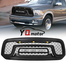 For 2013-2018 Dodge Ram 1500 Rebel Style LED Honeycomb Grill Grille w/Letters picture