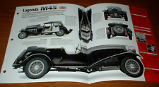 1933 LAGONDA M45 TOURER ORIGINAL IMP BROCHURE SPECS INFO 33 34 35 36 37 38 39 40 picture