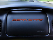 RED C5 Corvette Dash Plastic Lettering 1997 - 2004 Base & Z06 NOT VINYL picture