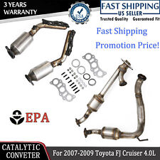For 2007-2009 Toyota FJ CRUISER 4.0L ALL 4 Catalytic Converters Direct Fit OBDII picture