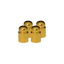 4 PCS Gold 6-Sided Tire/Tube Air Stem Valve Caps for Car, Bike, Motorcycle etc. picture
