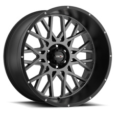 1 New Vision 412 Rocker Anthracite with Satin Black Lip 20X9 5x5.5 5x139.7 ET12 picture