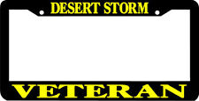 DESERT STORM VETERAN war License Plate Frame picture