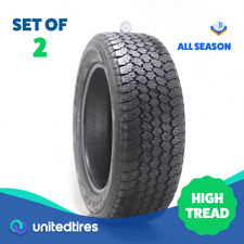Set of (2) Used 255/60R20 Goodyear Wrangler All-Terrain Adventure LR 113H - 1... picture