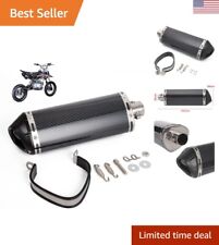 Stainless Steel Exhaust Muffler with Removable DB Killer - 1.5