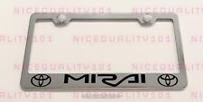 MIRAI Stainless Steel Finished License Plate Frame Holder Rust Free picture
