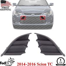 Front Bumper Grille Hole Cover Textured Left & Right Side For 2014-2016 Scion TC picture