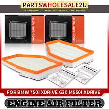 2x Left and Right Engine Air Filter for BMW 750i xDrive Alpina B7 M550i xDrive picture