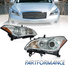 Chrome OE Style Projector Headlights W/AFS For 2011-2014 Infiniti M37 M56 Q70 picture