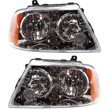 Headlight Set For 2004 2005 2006 Lincoln Navigator Left and Right With Bulb 2Pc picture