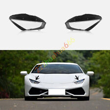 Pair Headlight Lens Clear Cover Shell + Sealant For Lamborghini Huracan Series picture
