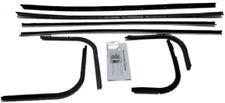Window Sweeps Weatherstrip for 1972-1975 Ford Torino Hardtop Black Front Rear picture